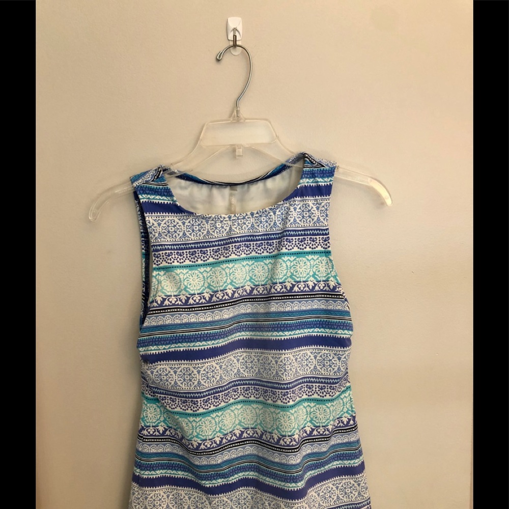 Land’s End Striped Swimsuit Top